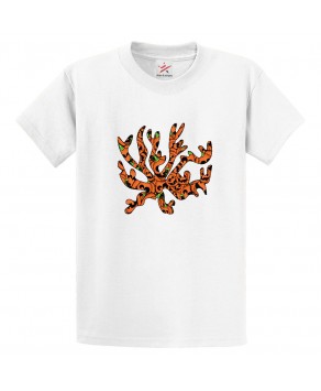 Halloween Coral Classic Unisex Kids and Adults T-Shirt